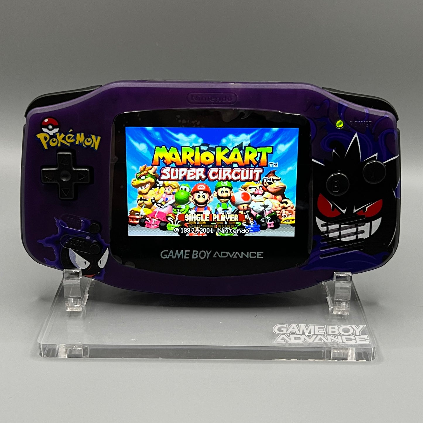 Gengar Themed Game Boy Advance Console