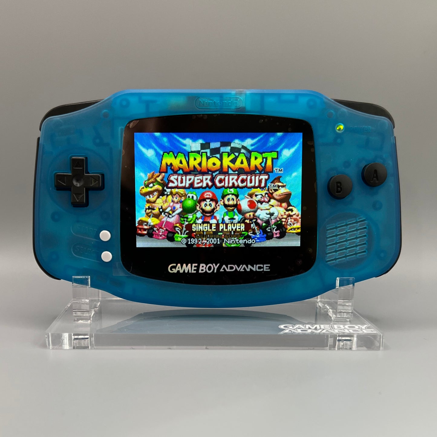 Blue & Black Glow-In-The-Dark Game Boy Advance Console