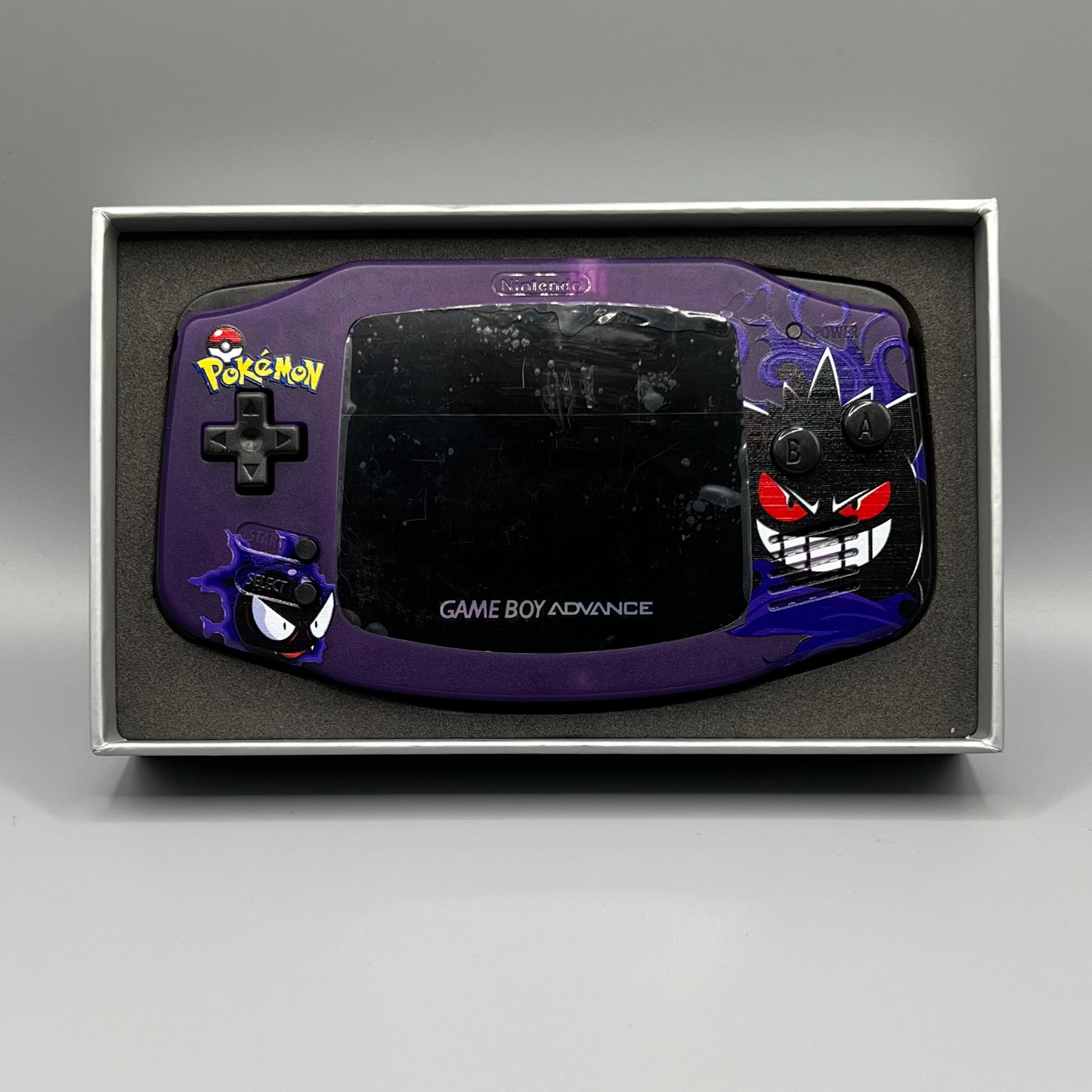 Gengar Themed Game Boy Advance Console